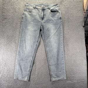 Camel Jeans Mens 36x30 Blue Cotton Tapered Workwear Streetwear Faded Stretch